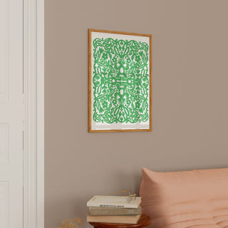 Affiche - Motif découpé du printemps