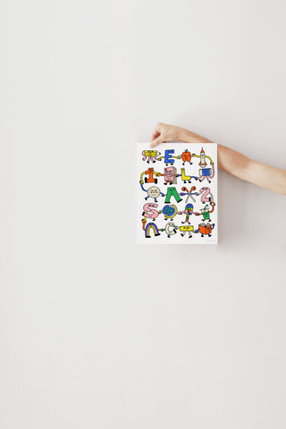Affiche -La  farandole de l'école