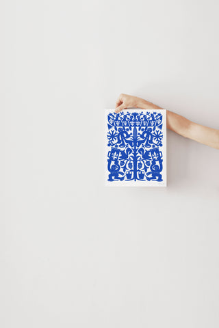 Affiche - Le Québec en papier découpé