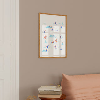 Affiche - Bataille de neige