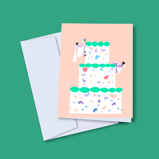 Greeting Card - Wedding and Climbing | Woman + Woman