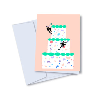 Greeting Card - Wedding and Climbing | Man + Man