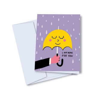 Carte de souhaits - I am here for you | Anglais