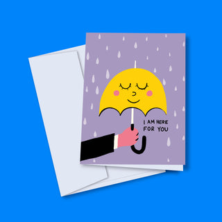 Carte de souhaits - I am here for you | Anglais