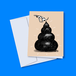 Greeting card - Shit!
