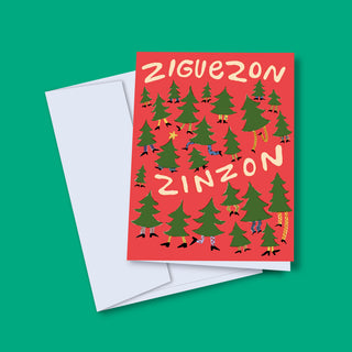 Greeting card - Ziguezon Zinzon