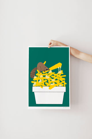 Affiche - Castor et poutine