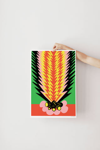 Affiche - Feu fléché