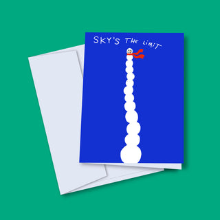 Greeting card - Sky's the limit