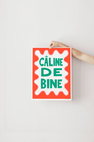 Affiche - Câline de bine