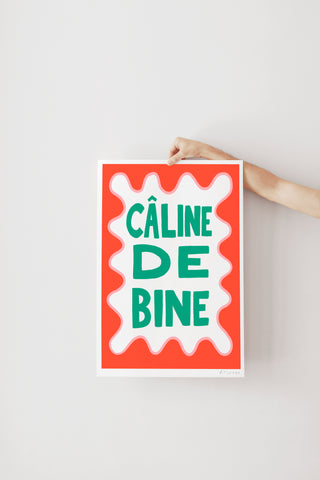 Affiche - Câline de bine