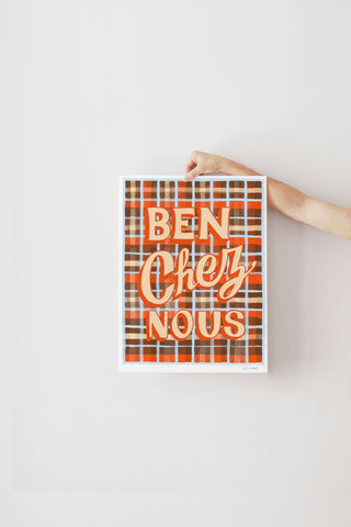 Affiche - Ben chez nous
