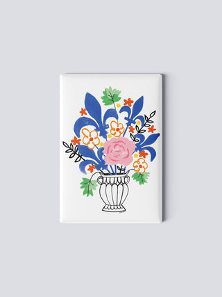 Magnet - Quebec fleurs-de-lis bouquet