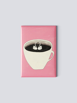 Aimant - Cygnes espresso