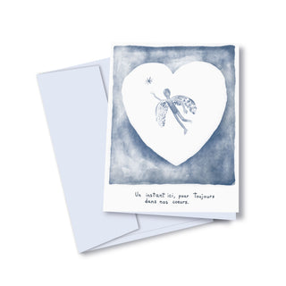 Greeting card - Dans nos coeurs | French 