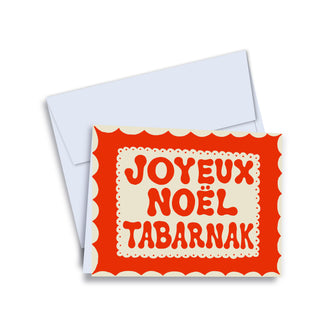 Carte de souhaits - Joyeux Noël Tabarnak