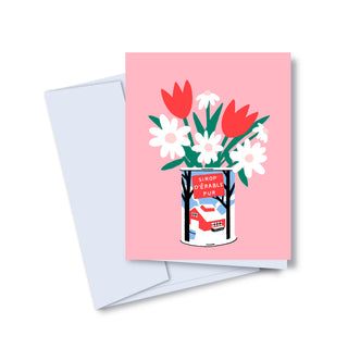 Carte de souhaits - Bouquet au sirop d'érable